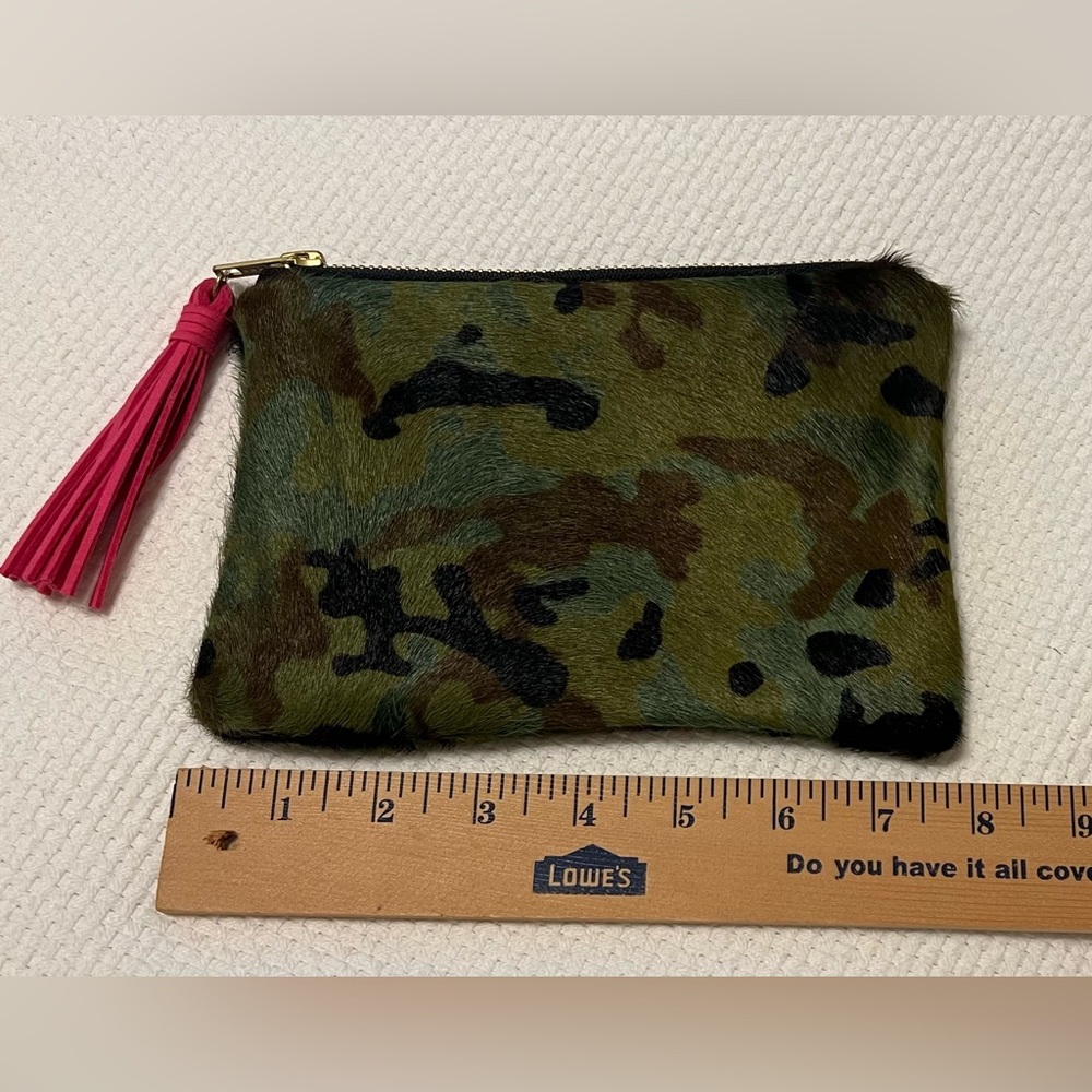 Parker & Hyde Mini Clutch Camo w Pink Tassel